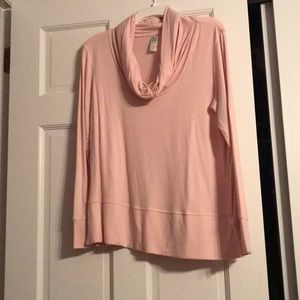 Pink long sleeved shirt with collar